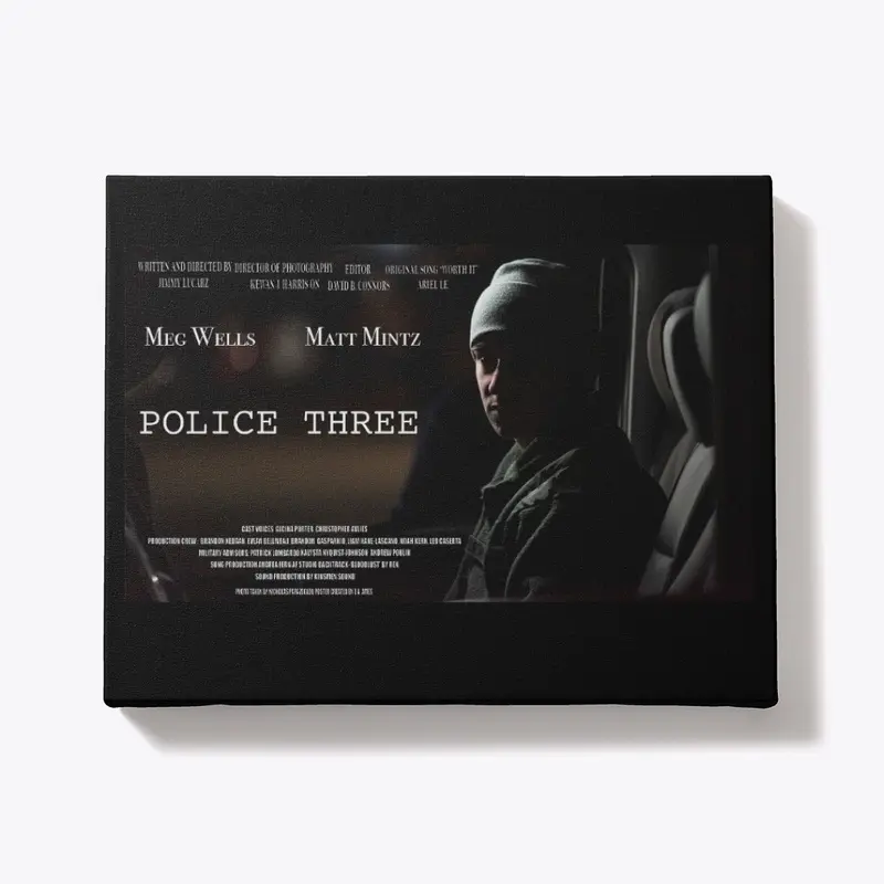 Police Three Canvas Poster (Smith) 